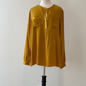 Silk Gold Brown Shirt